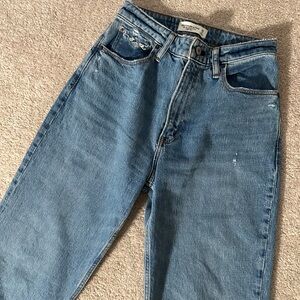 Abercrombie & Fitch Light Blue High Rise Jeans